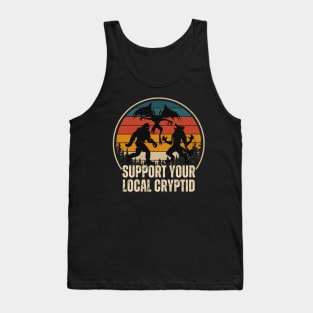 Support Your Local Cryptid, Funny Cryptid Tank Top